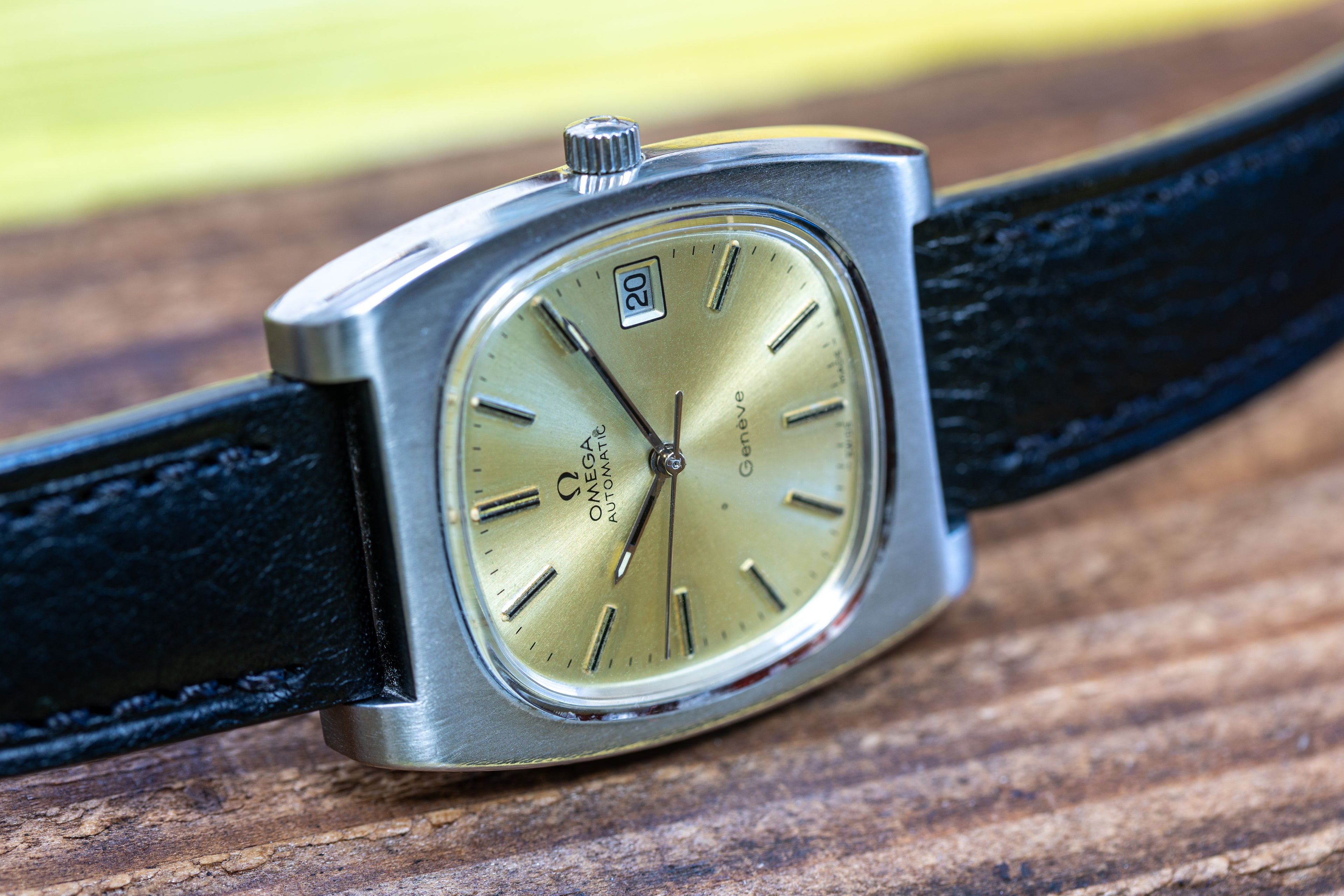 OMEGA Geneve Large TV Automatic 1973 Watch - Fully Serviced & Warranty Cal.1012