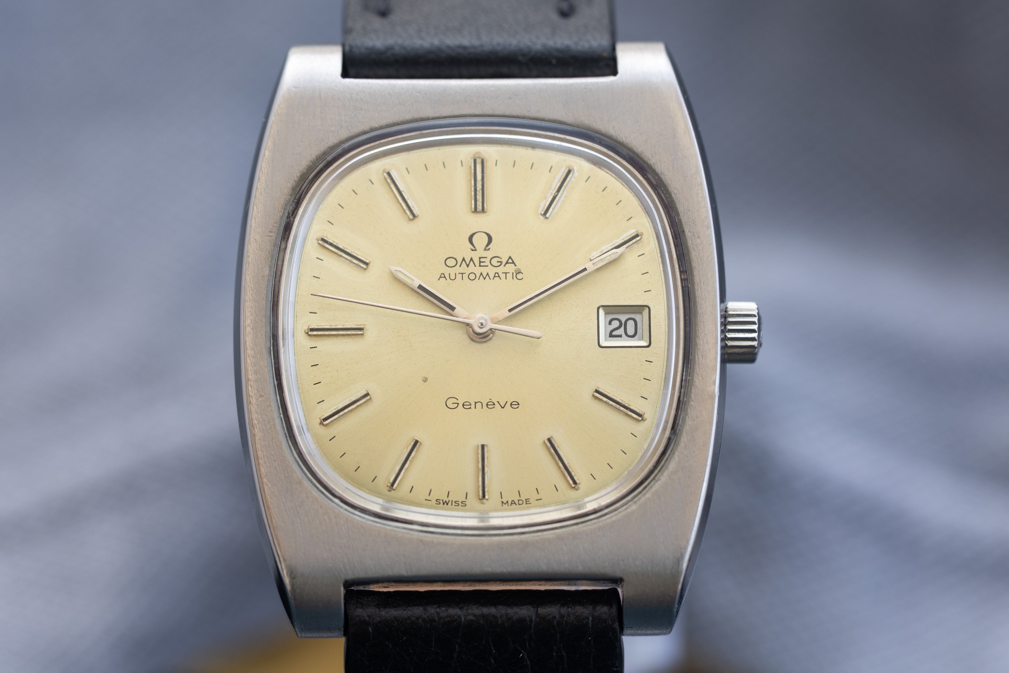 OMEGA Geneve Large TV Automatic 1973 Watch - Fully Serviced & Warranty Cal.1012