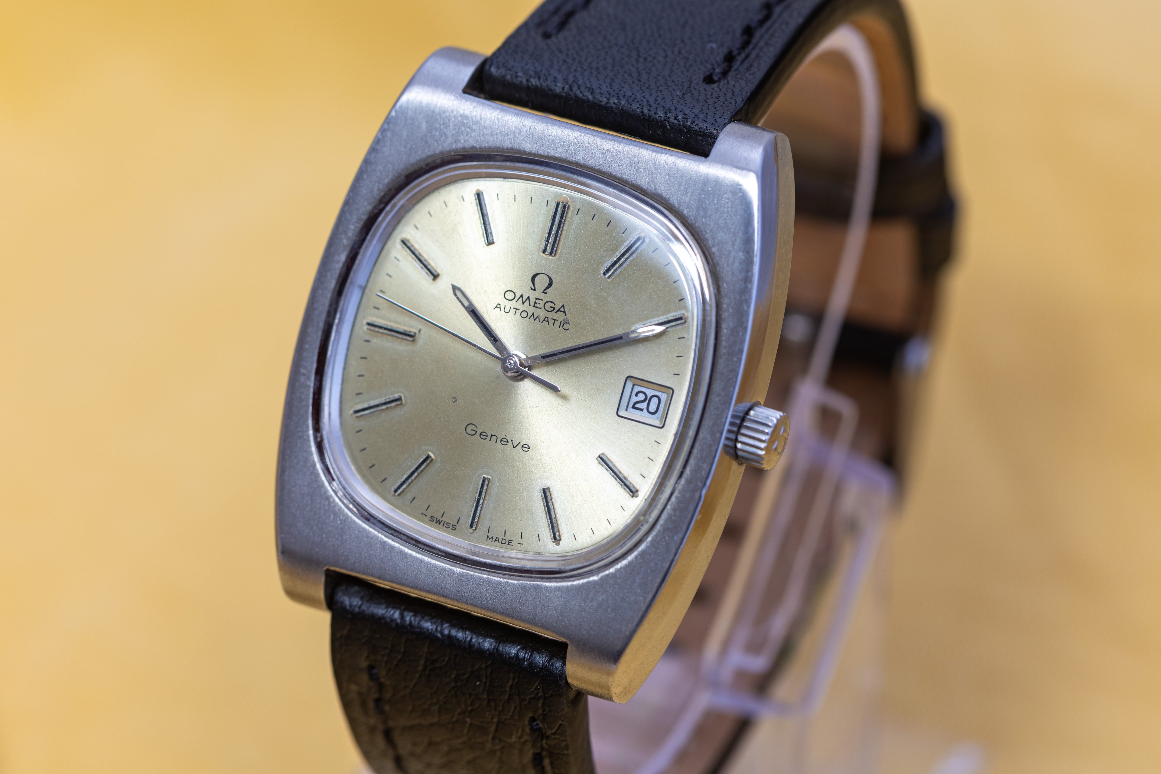 OMEGA Geneve Large TV Automatic 1973 Watch - Fully Serviced & Warranty Cal.1012