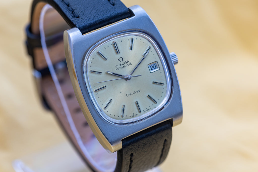 OMEGA Geneve Large TV Automatic 1973 Watch - Fully Serviced & Warranty Cal.1012