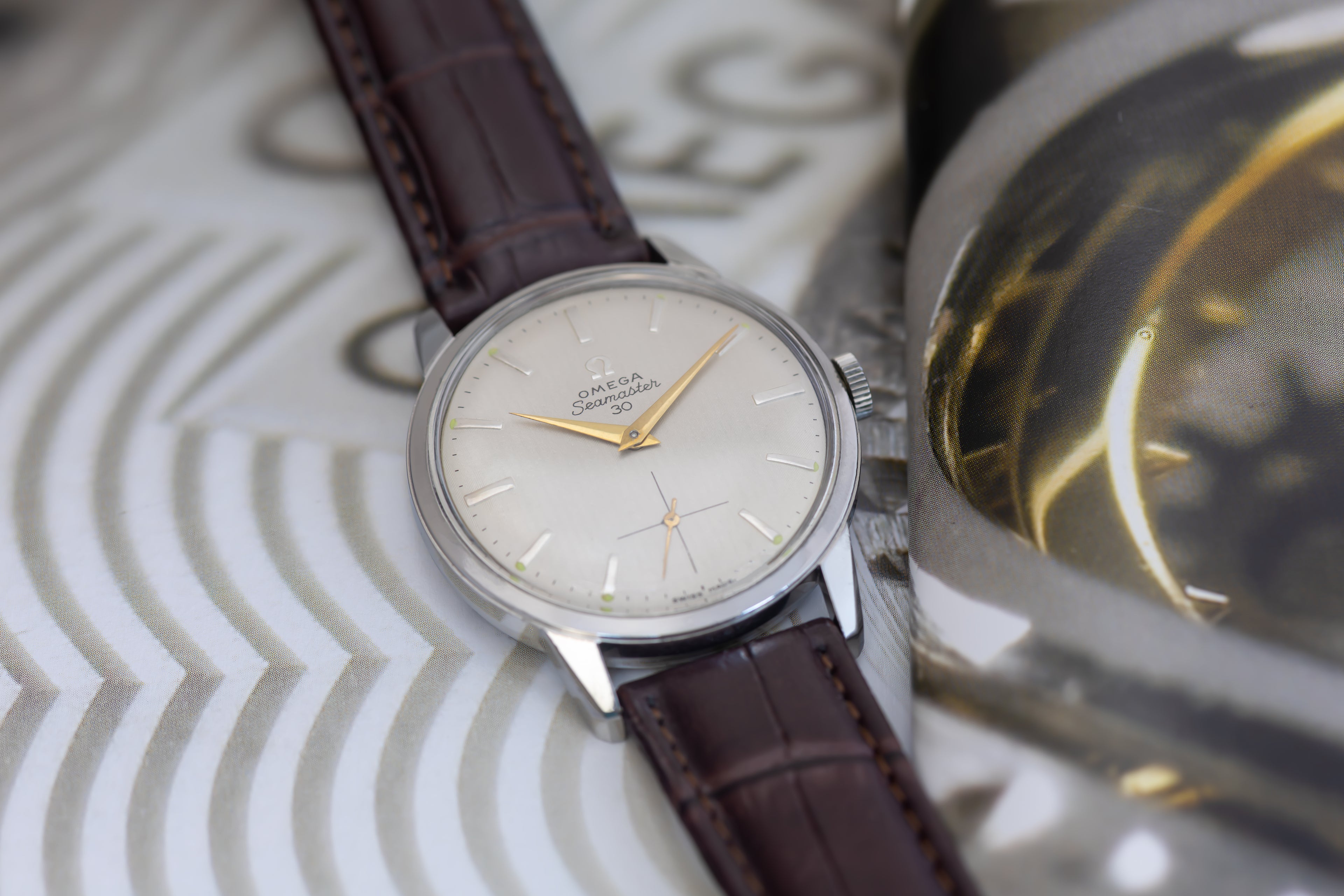 ABSOLUTELY STUNNING GENUINE OMEGA SEAMASTER 30 CAL. 267 WITH SUB-DIAL 1960 WATCH