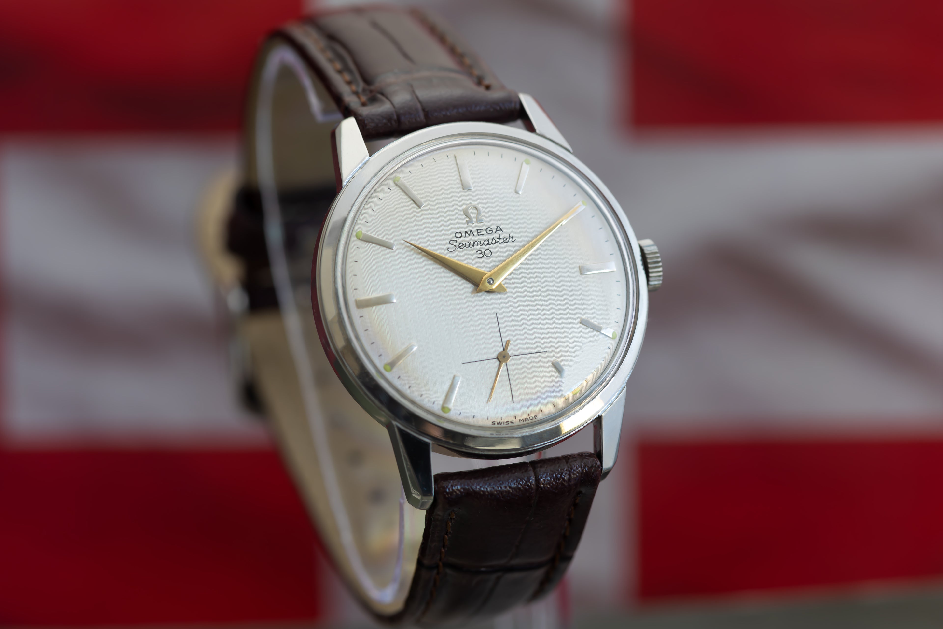 ABSOLUTELY STUNNING GENUINE OMEGA SEAMASTER 30 CAL. 267 WITH SUB-DIAL 1960 WATCH