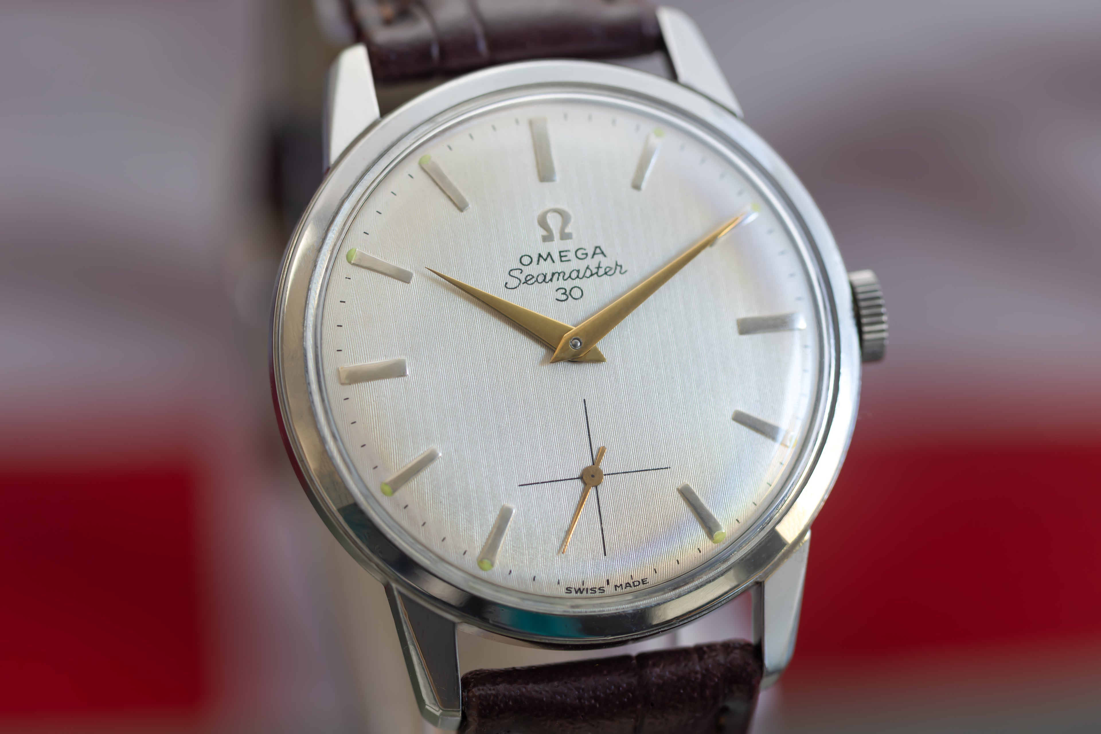 ABSOLUTELY STUNNING GENUINE OMEGA SEAMASTER 30 CAL. 267 WITH SUB-DIAL 1960 WATCH