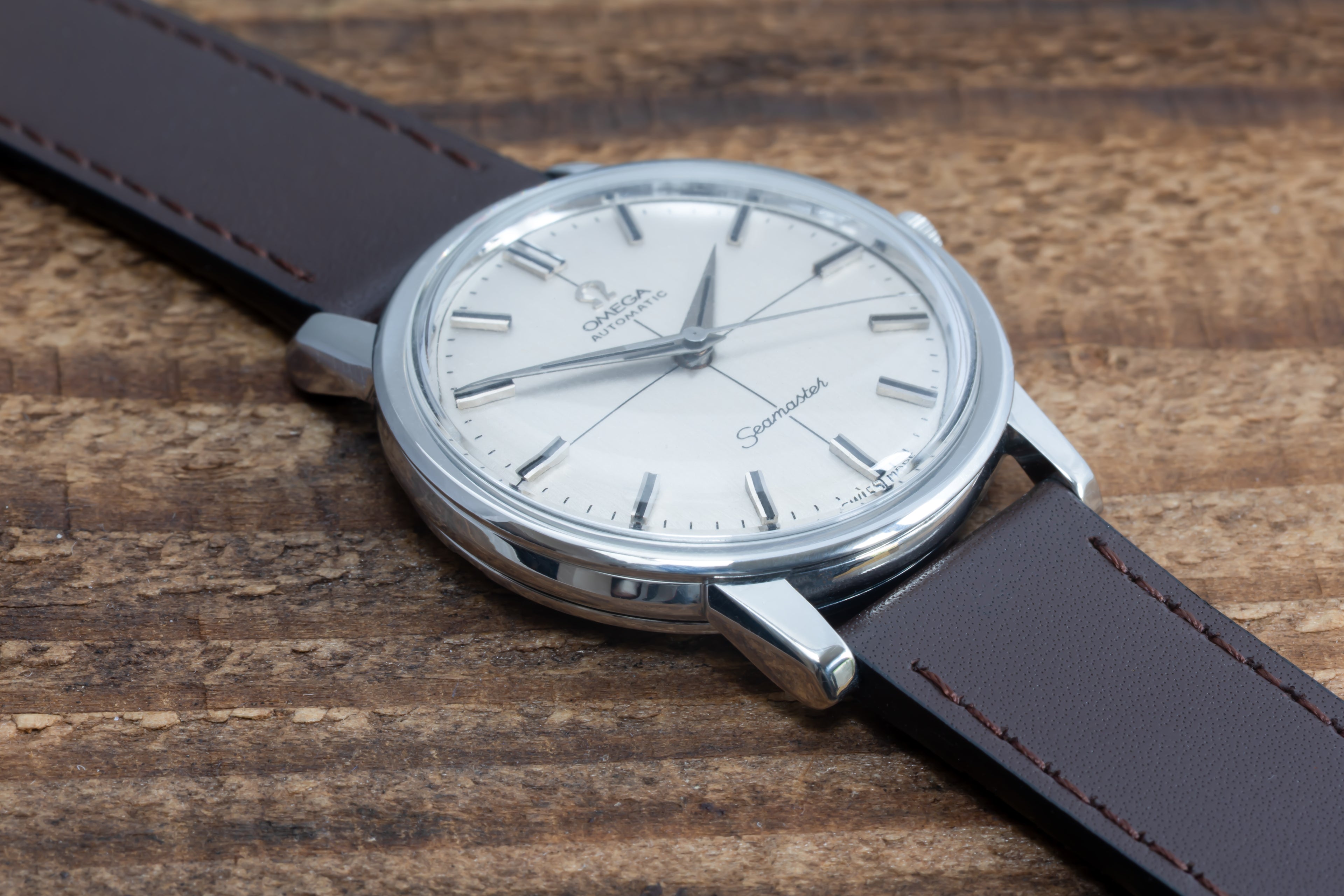 STUNNING GENUINE AUTOMATIC OMEGA SEAMASTER CROSSHAIR CAL.552 FROM 1964