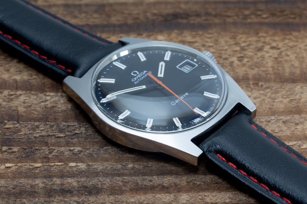 EXCEPTIONAL OMEGA GENEVE RACING CALENDAR AUTOMATIC CAL.565 DATED 1971 WATCH