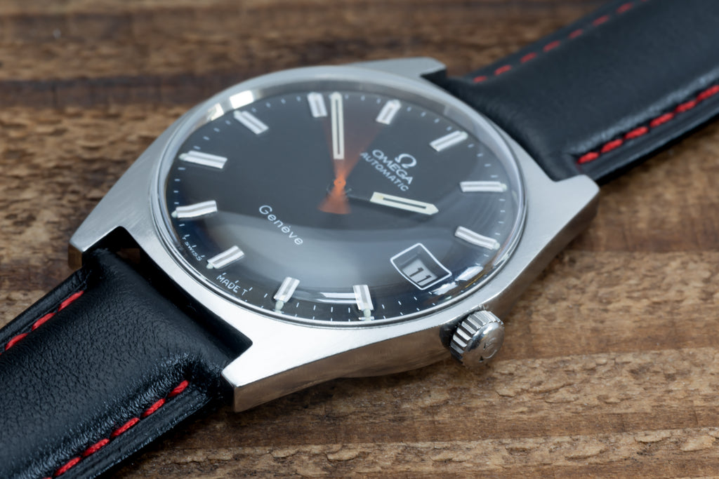 EXCEPTIONAL OMEGA GENEVE RACING CALENDAR AUTOMATIC CAL.565 DATED 1971 WATCH