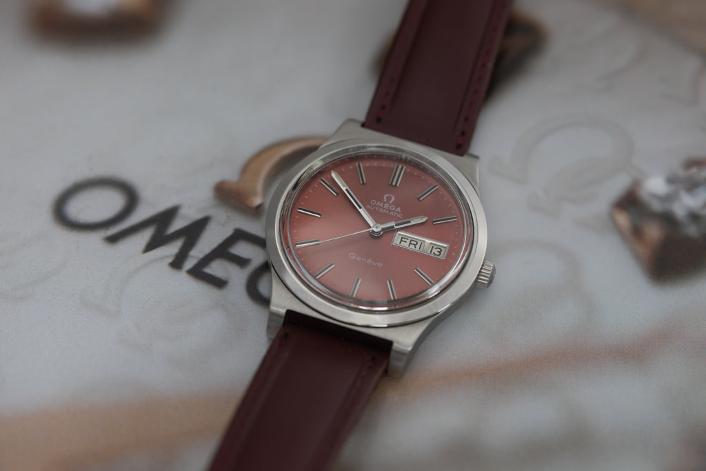 SUPERB GENUINE AUTOMATIC OMEGA GENEVE DAY/DATE CAL.1022 FROM 1977