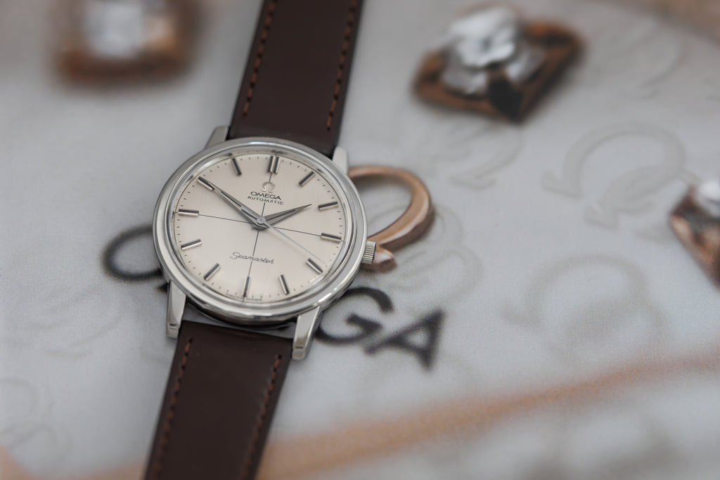 STUNNING GENUINE AUTOMATIC OMEGA SEAMASTER CROSSHAIR CAL.552 FROM 1964