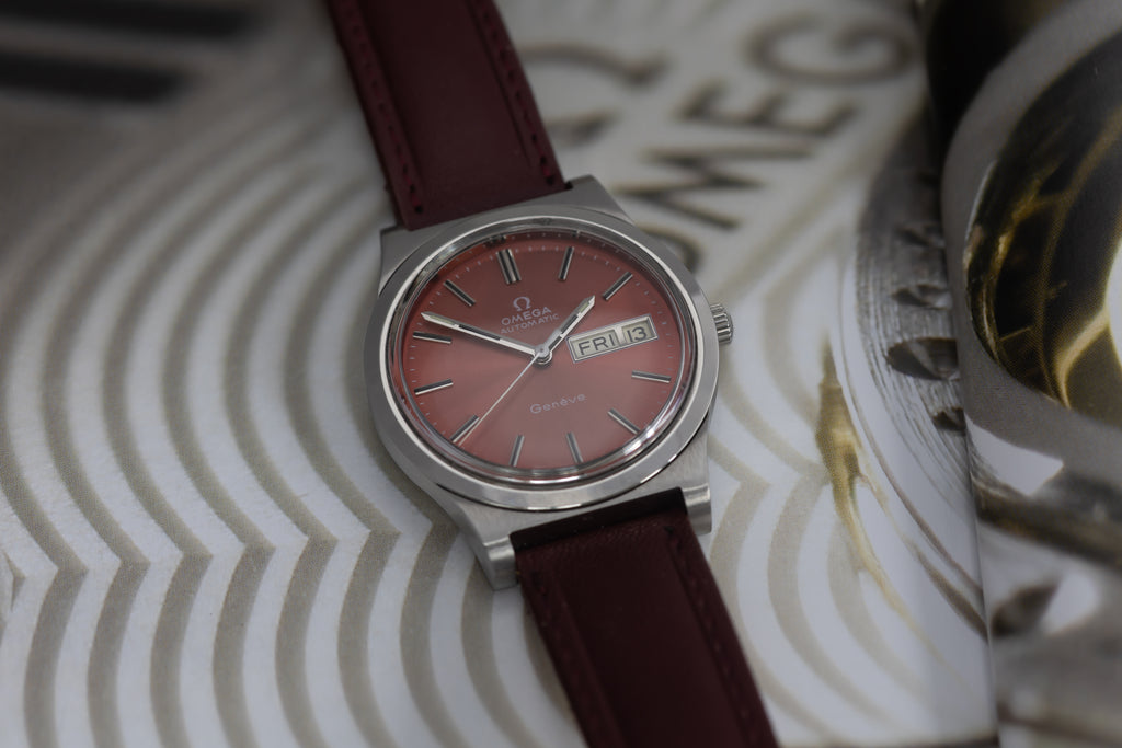 SUPERB GENUINE AUTOMATIC OMEGA GENEVE DAY/DATE CAL.1022 FROM 1977