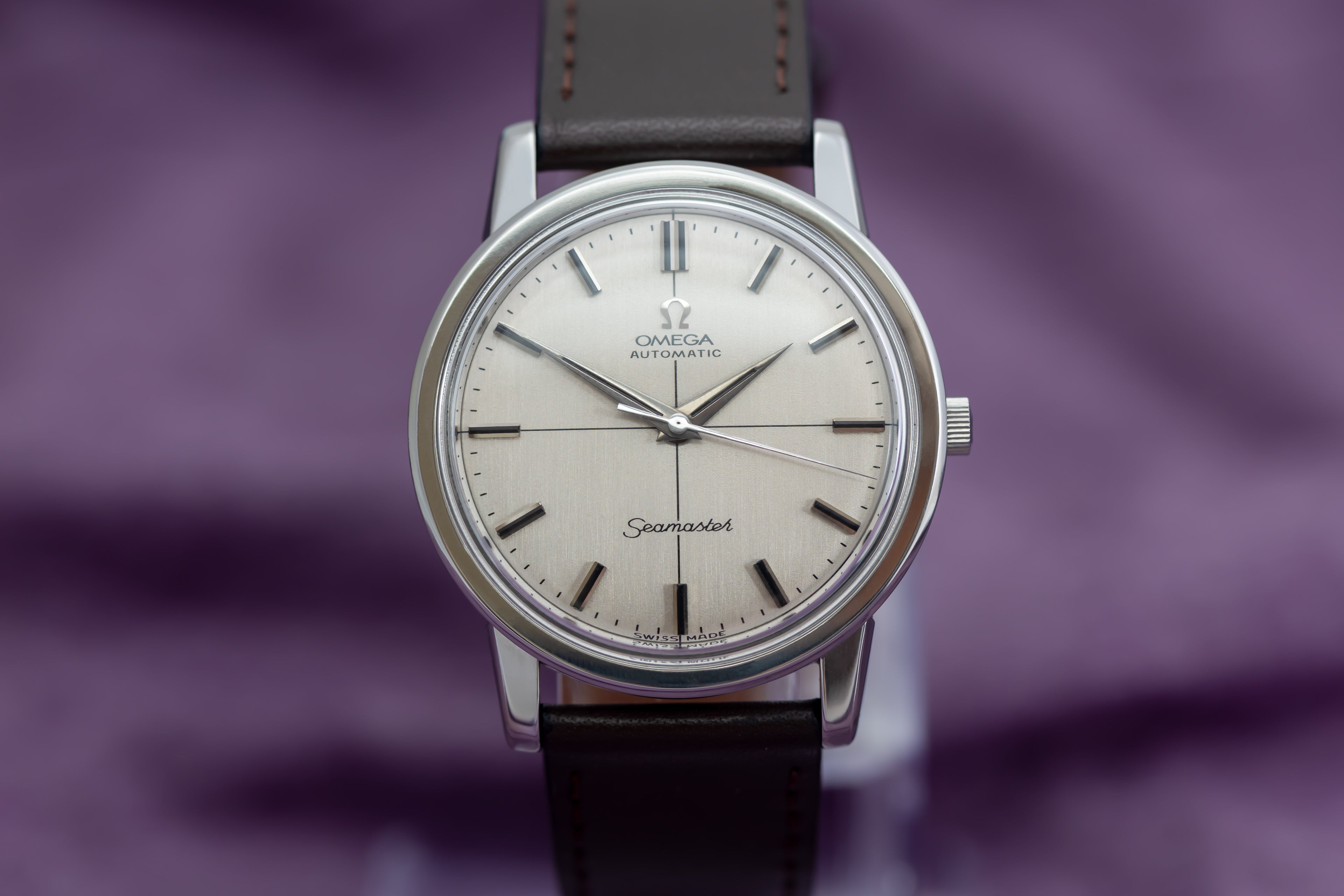 STUNNING GENUINE AUTOMATIC OMEGA SEAMASTER CROSSHAIR CAL.552 FROM 1964