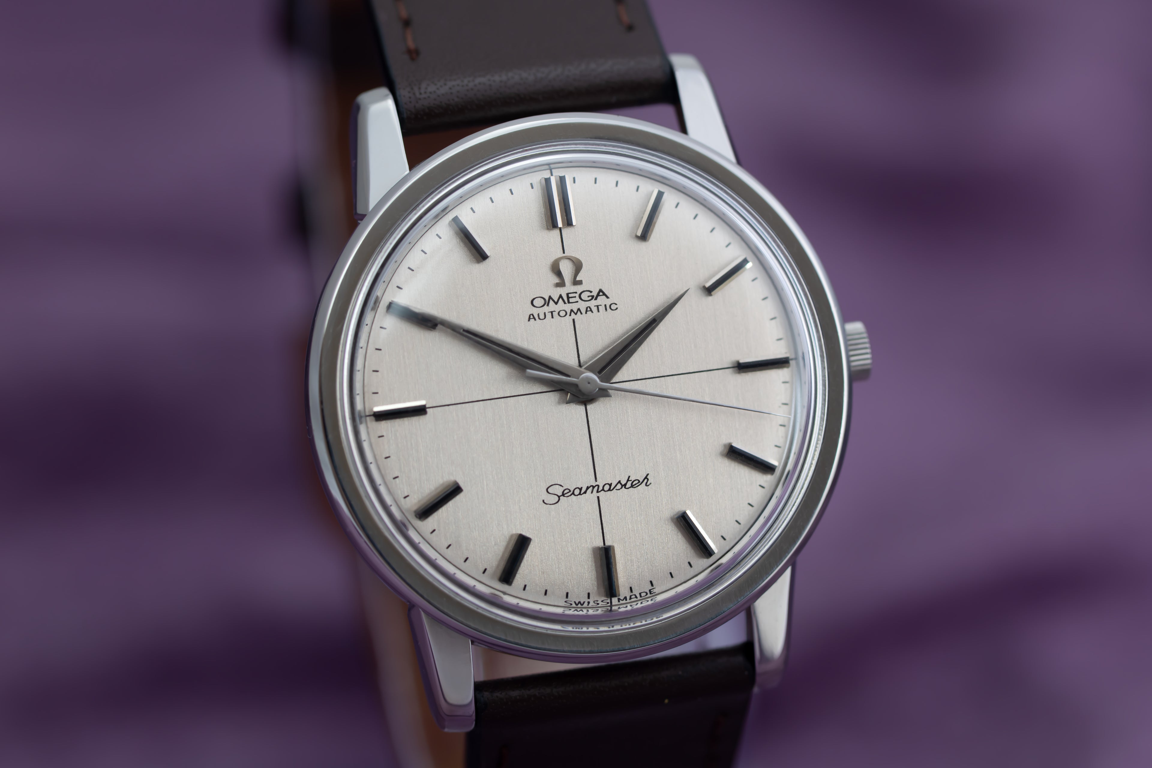 STUNNING GENUINE AUTOMATIC OMEGA SEAMASTER CROSSHAIR CAL.552 FROM 1964