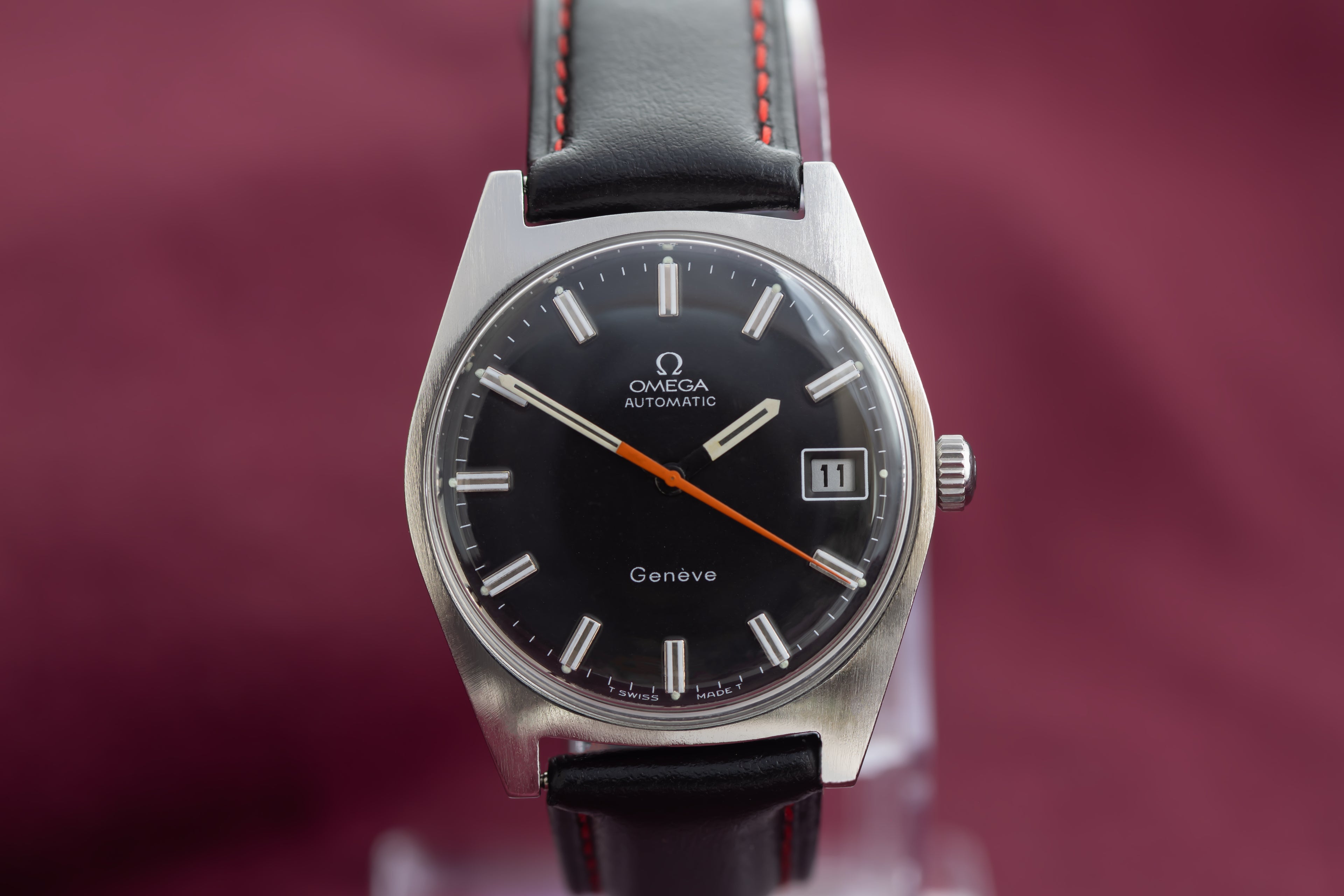 EXCEPTIONAL OMEGA GENEVE RACING CALENDAR AUTOMATIC CAL.565 DATED 1971 WATCH