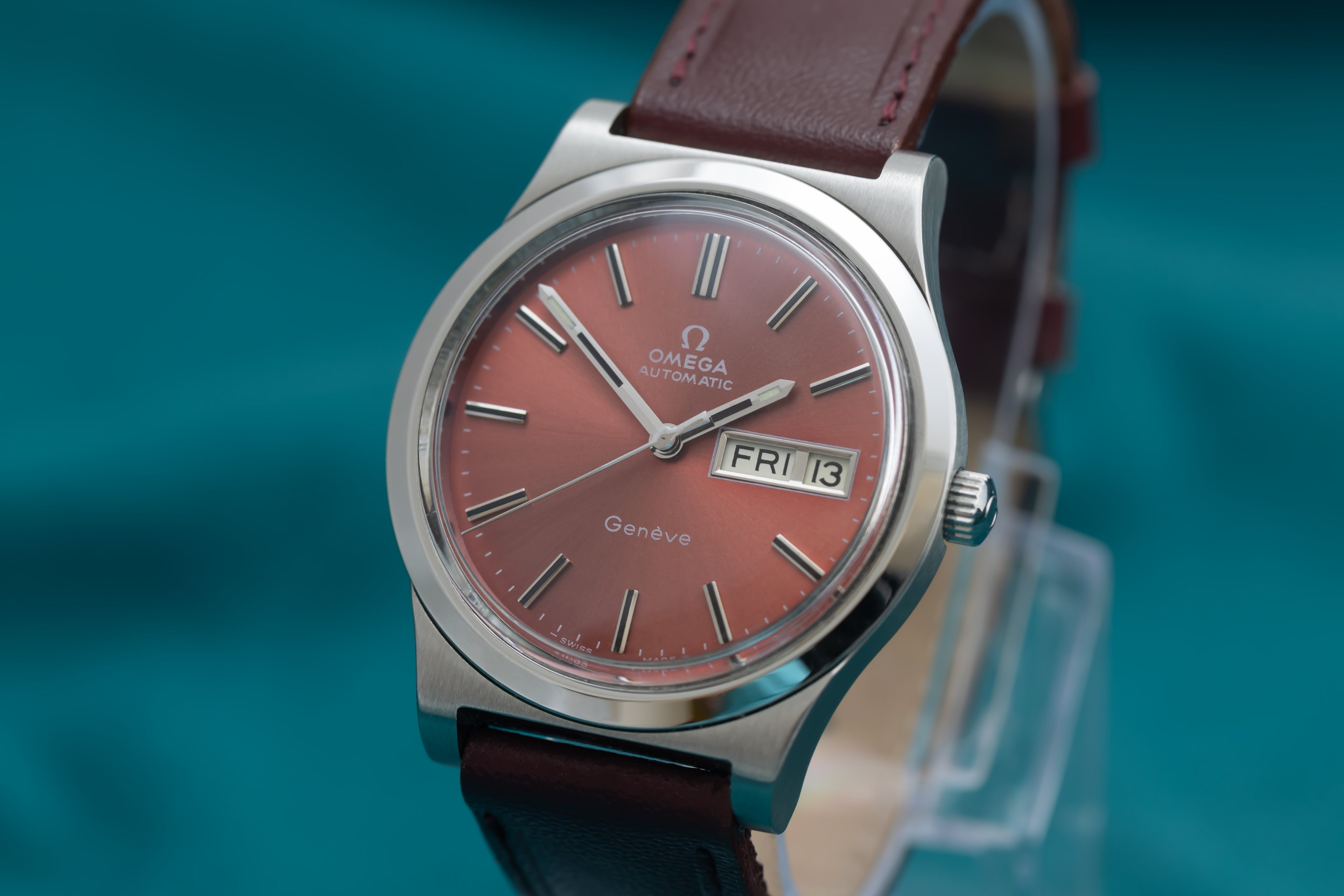 SUPERB GENUINE AUTOMATIC OMEGA GENEVE DAY/DATE CAL.1022 FROM 1977