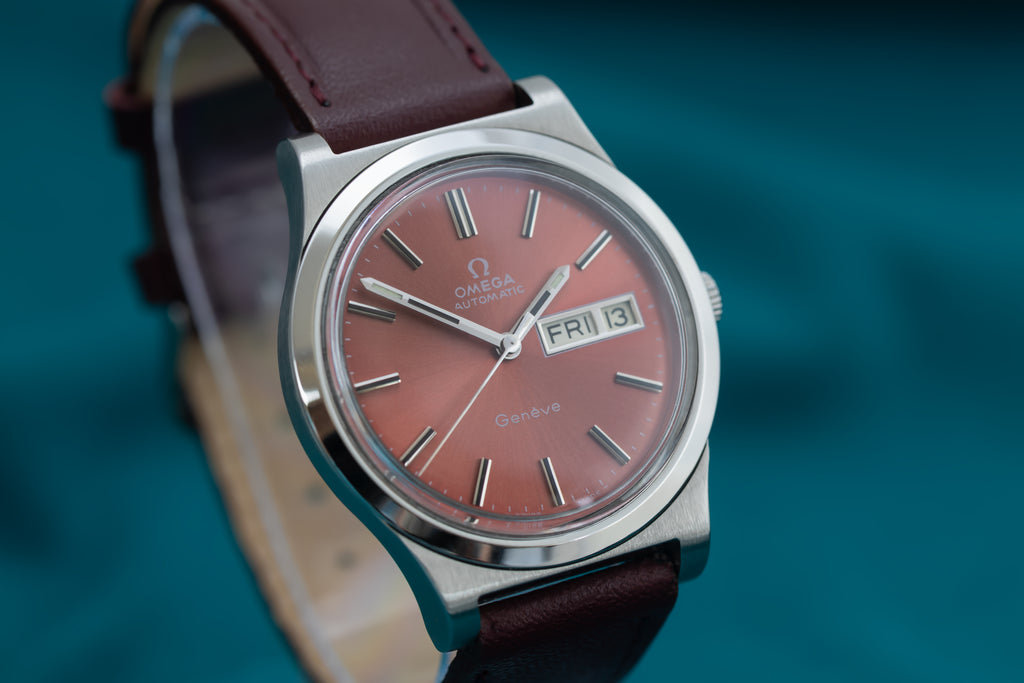 SUPERB GENUINE AUTOMATIC OMEGA GENEVE DAY/DATE CAL.1022 FROM 1977