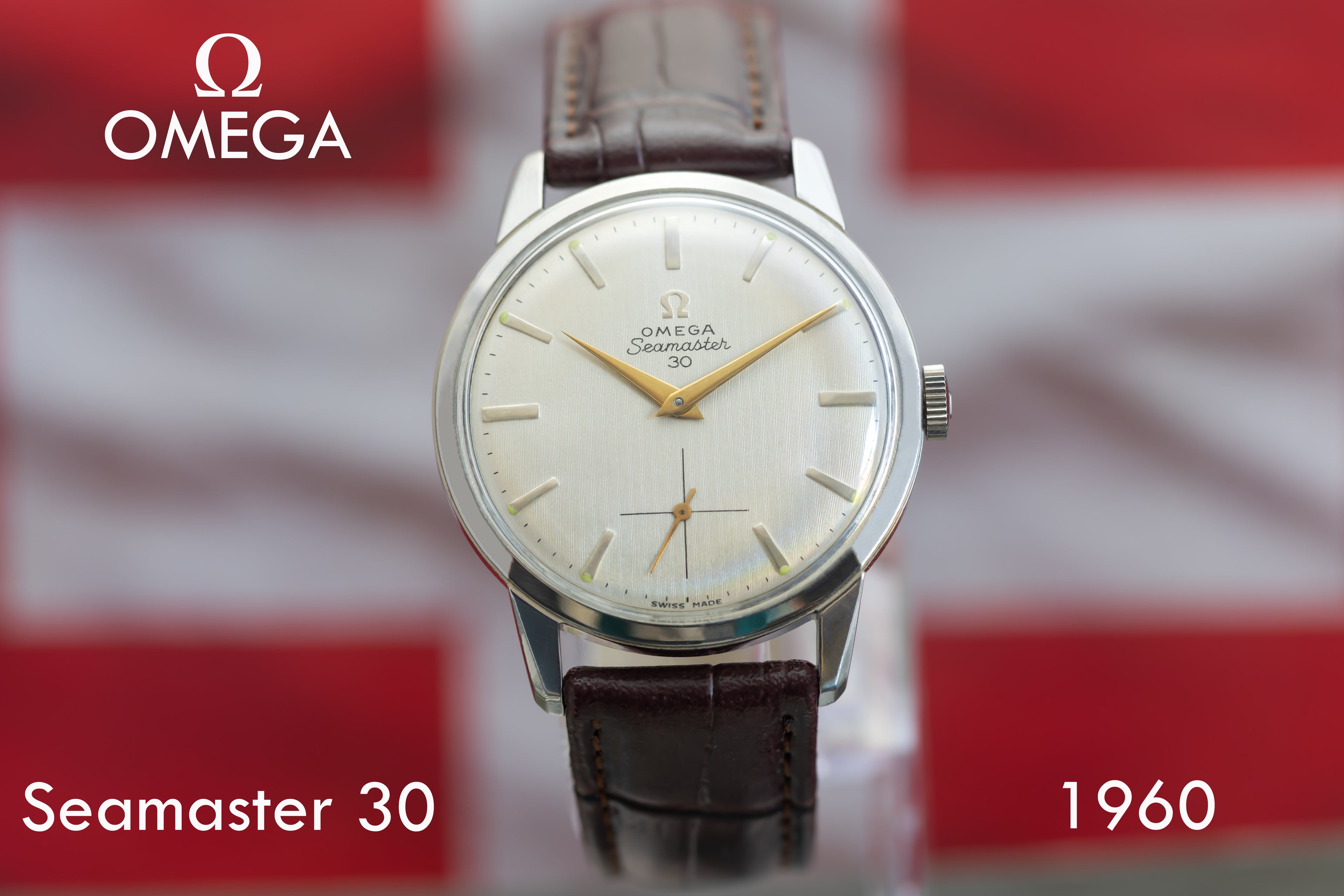 ABSOLUTELY STUNNING GENUINE OMEGA SEAMASTER 30 CAL. 267 WITH SUB-DIAL 1960 WATCH