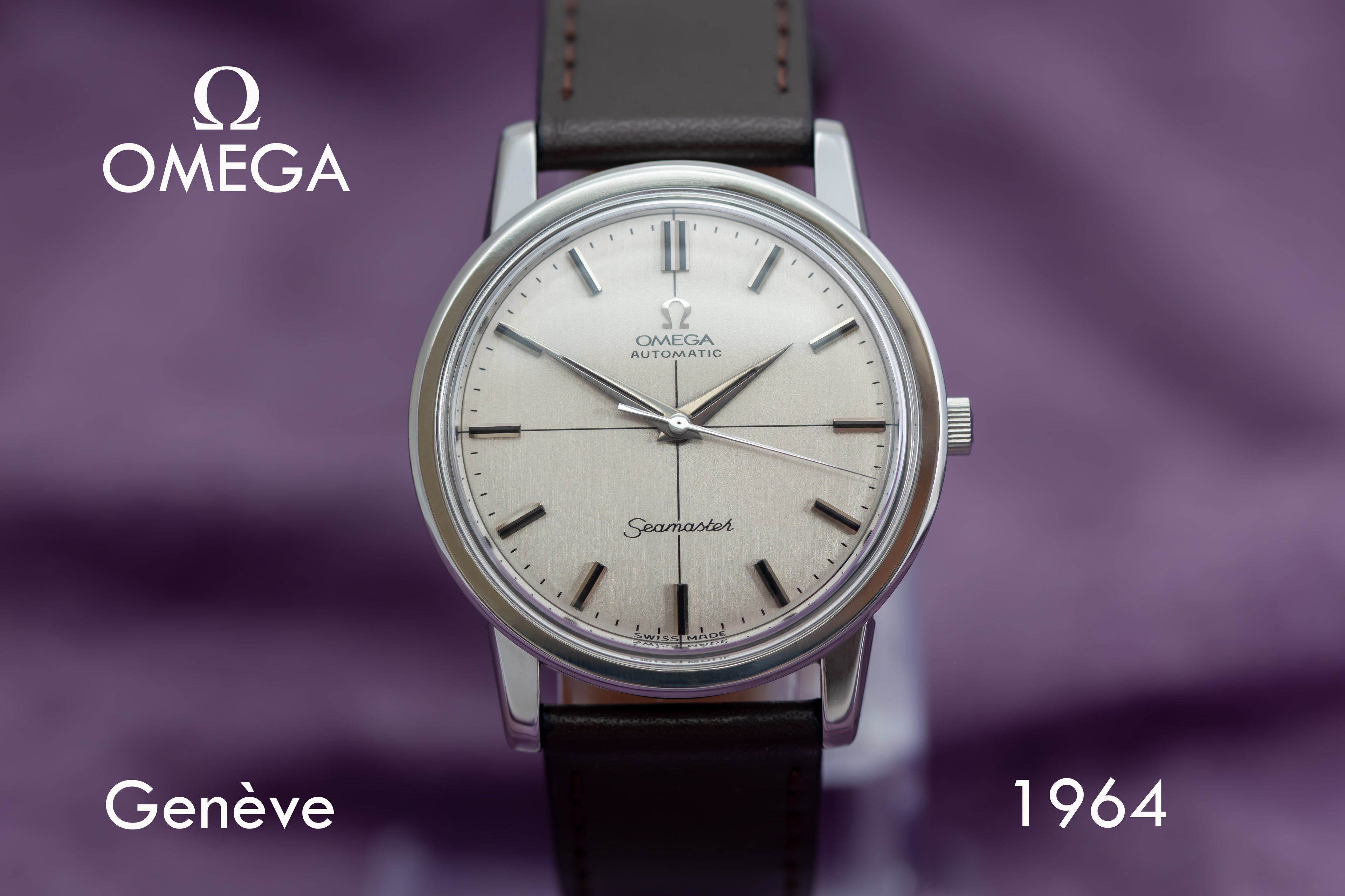 STUNNING GENUINE AUTOMATIC OMEGA SEAMASTER CROSSHAIR CAL.552 FROM 1964