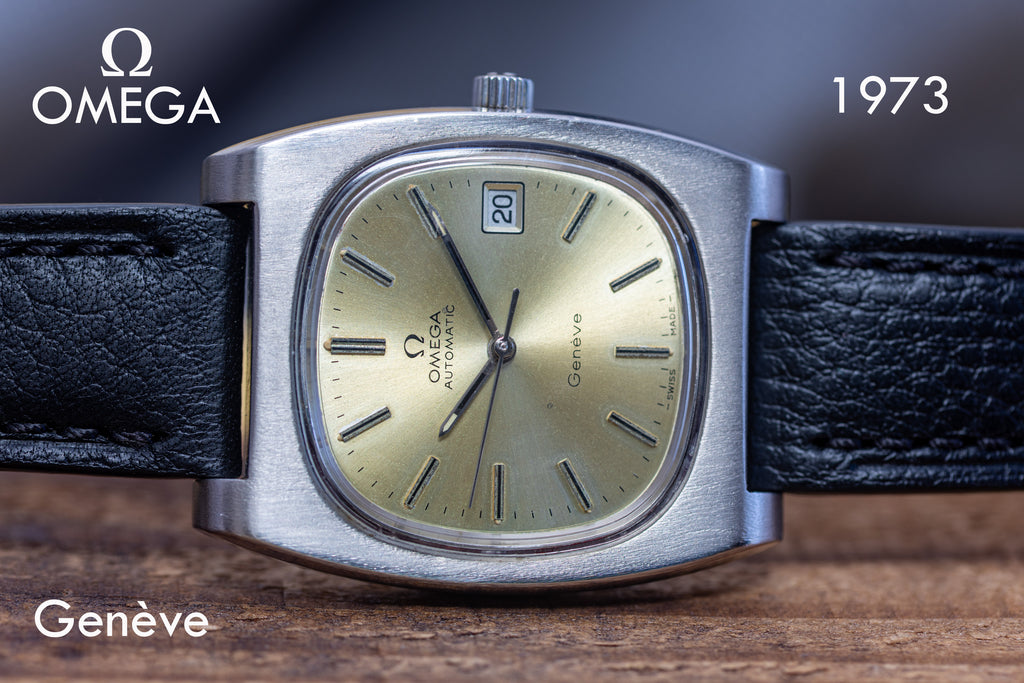 OMEGA Geneve Large TV Automatic 1973 Watch - Fully Serviced & Warranty Cal.1012