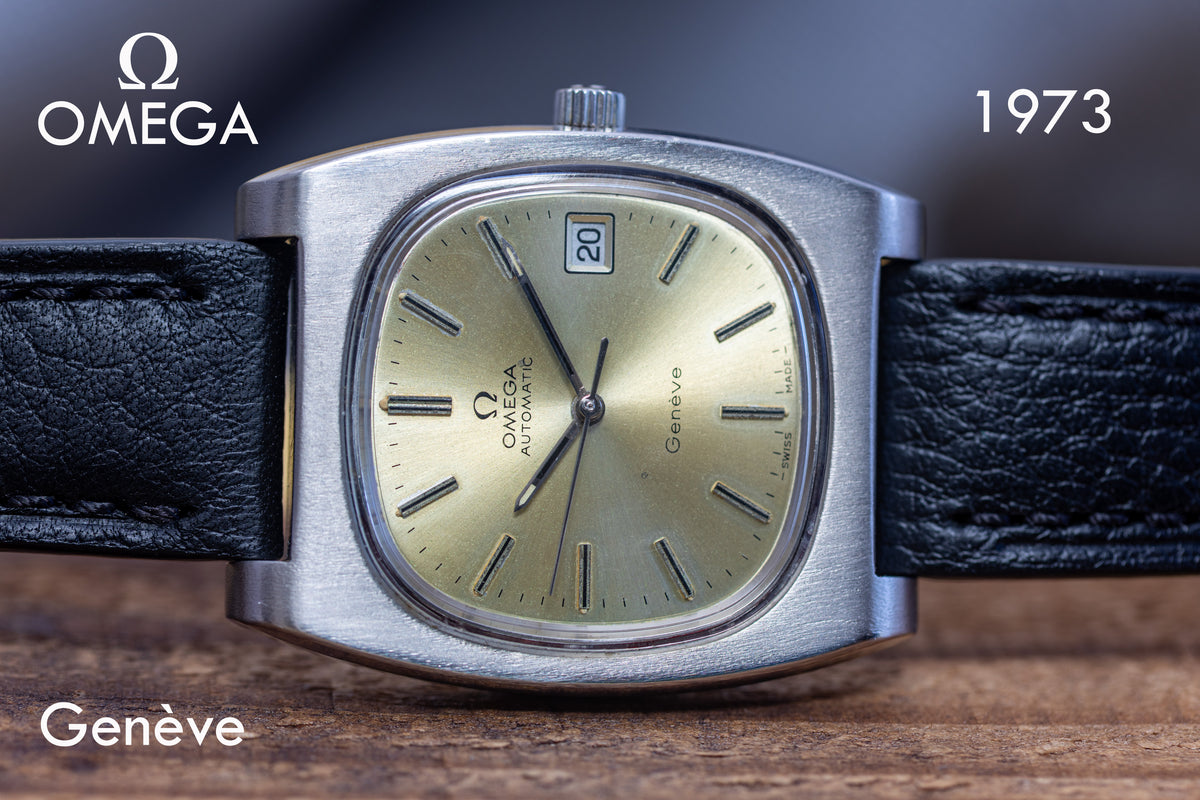 OMEGA Geneve Large TV Automatic 1973 Watch - Fully Serviced & Warranty Cal.1012